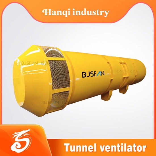 5 stage silencer tunnel construction fan