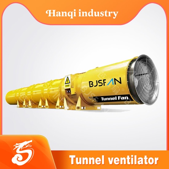 Tunnel jet blower fan for tunnel