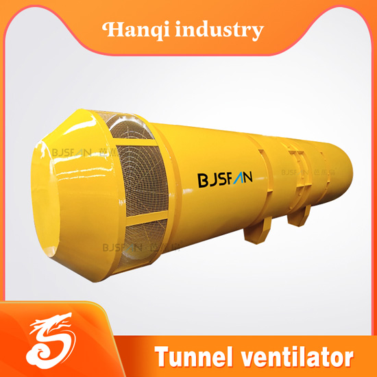 Noise characteristics of tunnel fan