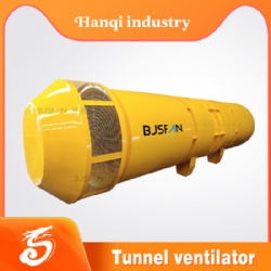 5 stage silencer tunnel construction fan